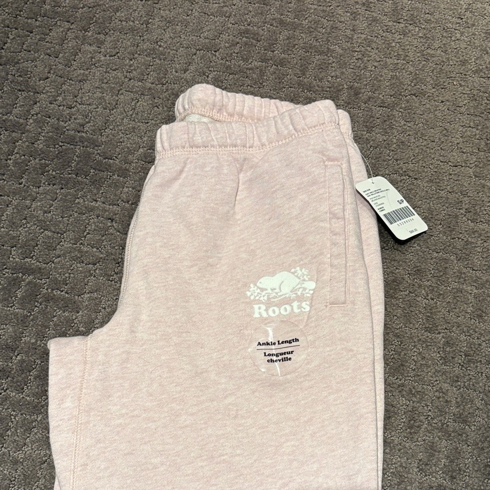 Roots Light Pink Joggers